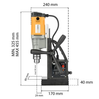 Magnetická vrtačka WT16E WABROTECH