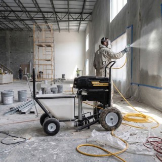 Košový zásobník na barvu a tmel 60 l