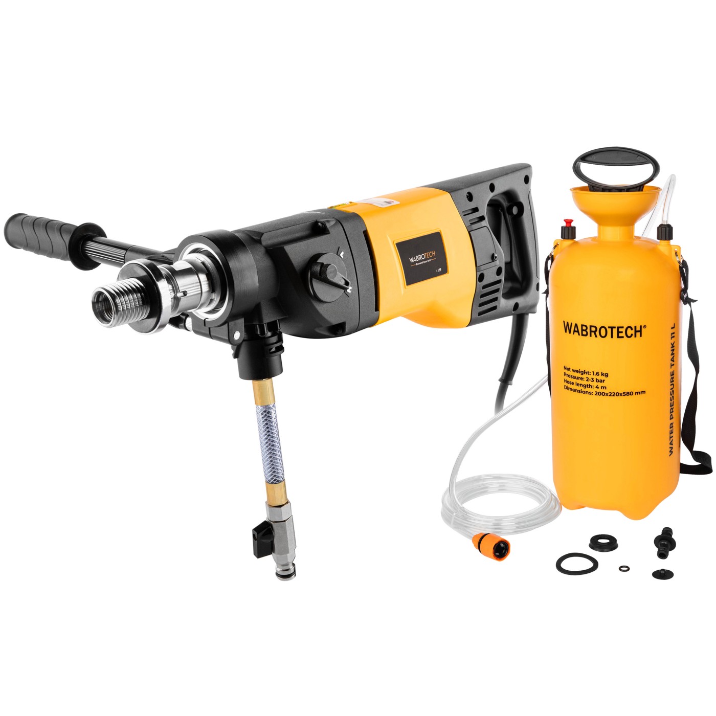 Ruční jádrová vrtačka WT160/2PD s mikropříklepem WABROTECH